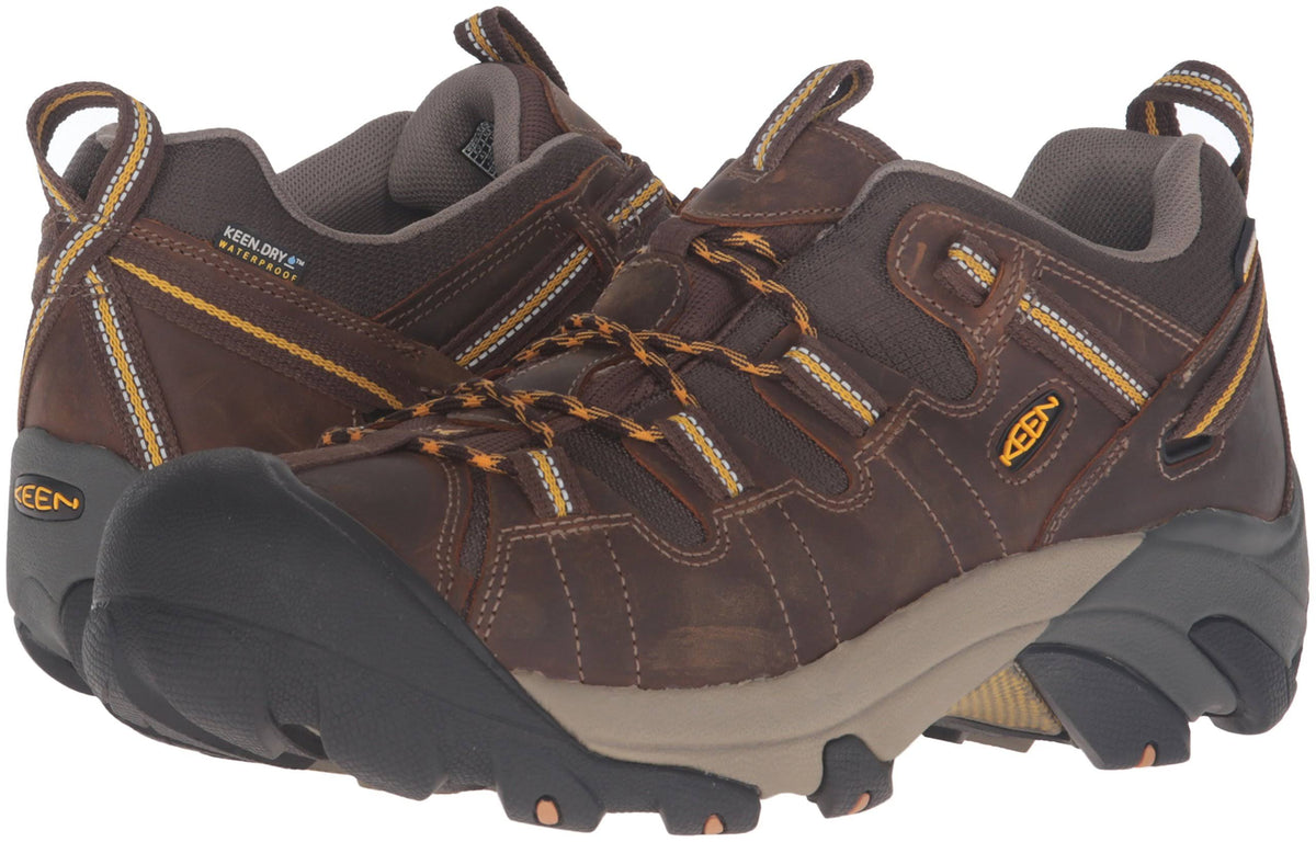Cascade Brown/Golden Yellow Wide Hiking Boots B666092
