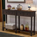 Espresso Console Table Sofa Table F91903