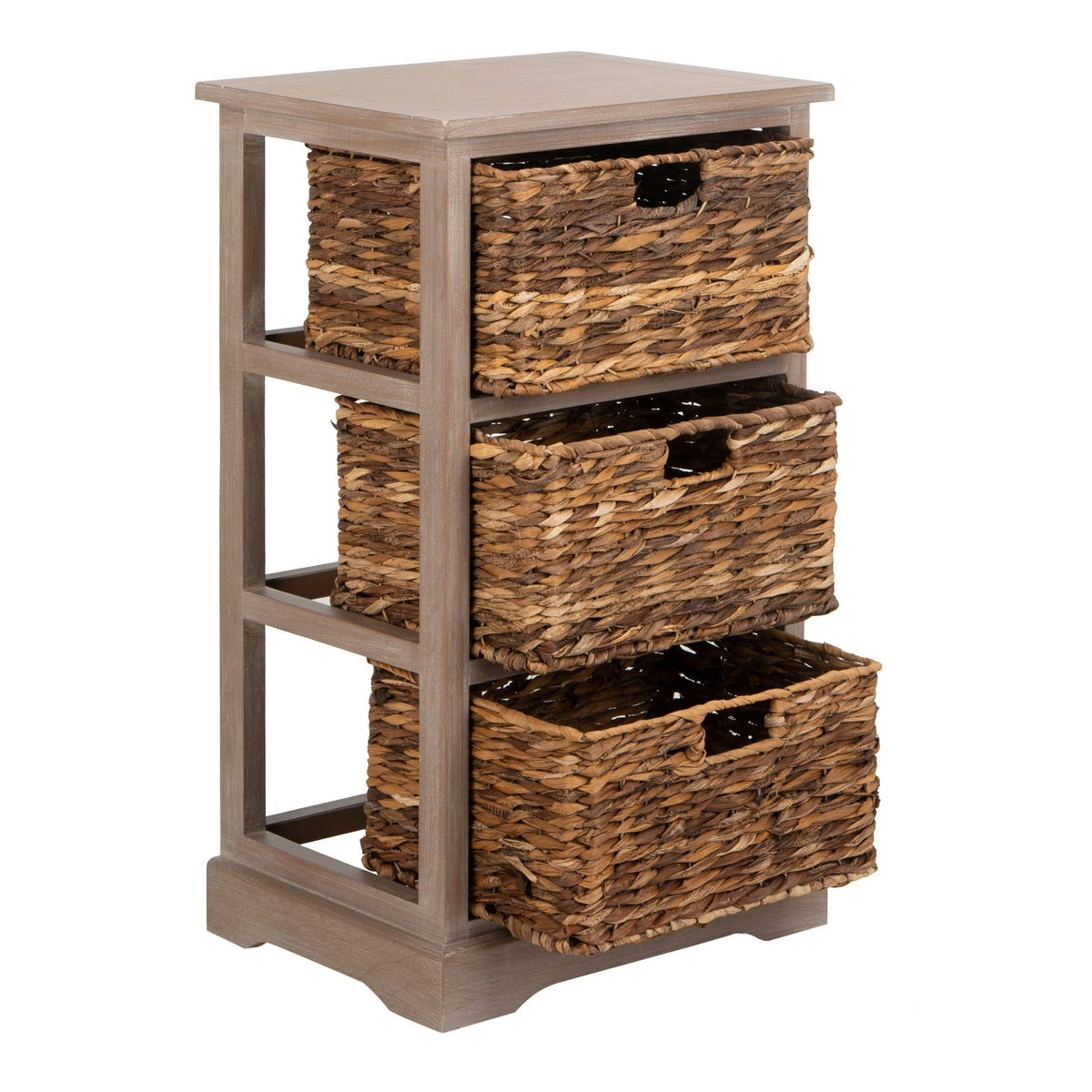 Wicker Basket Storage Side Table A218033