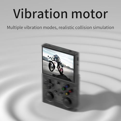 Retro Game Console with 3.5-inch IPS Screen, 64G TF Card, 3200mAh Battery W965