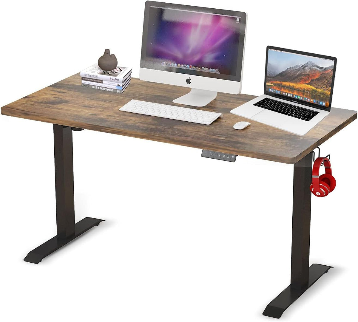 Black Electric Standing Desk 48 x 24 inch F828723