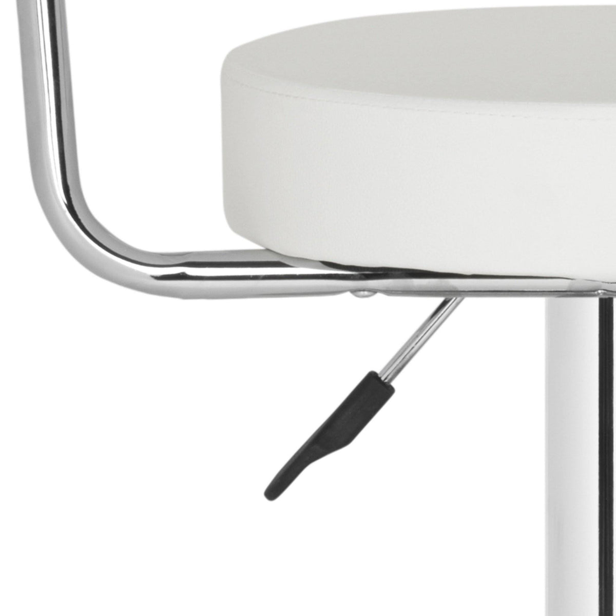 White Swivel Bar Stool R212