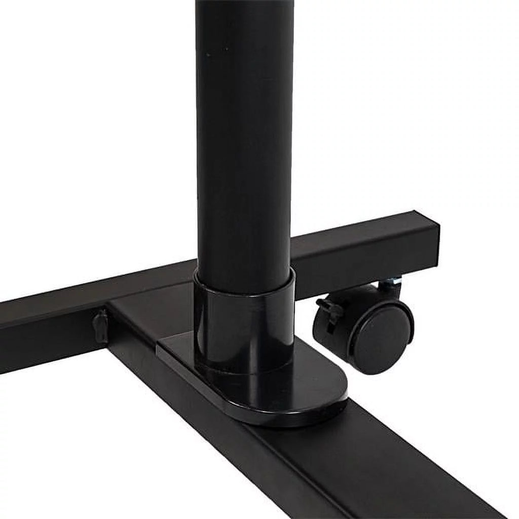 Portable Rolling Laptop Desk, Adjustable Height, Black B995
