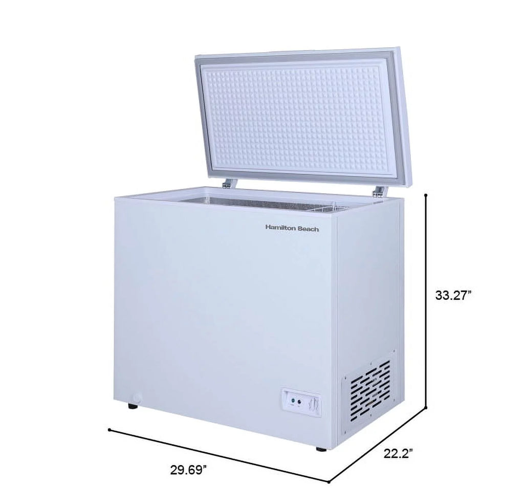 5.0 Cu. Ft. White Chest Freezer Y242