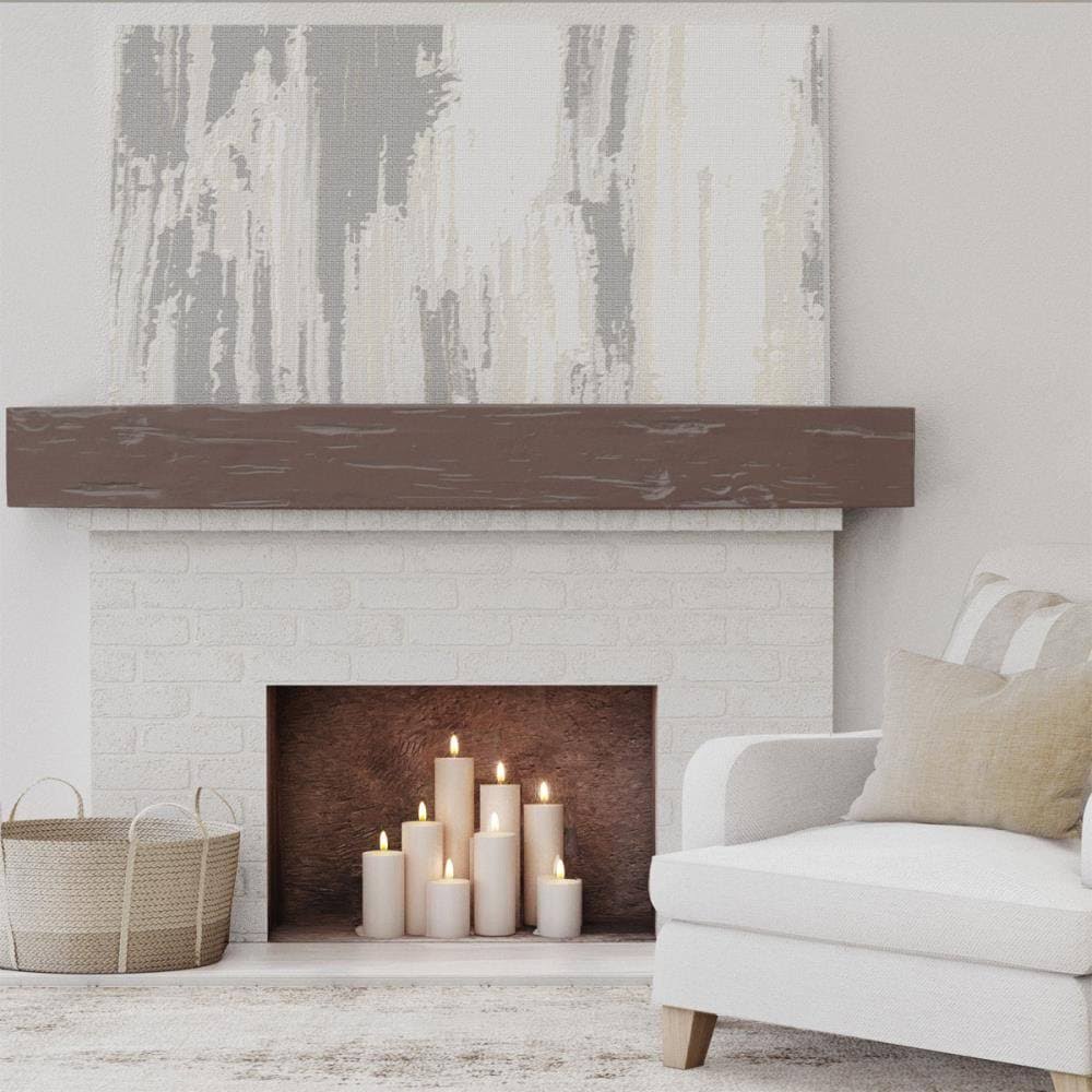 Faux Wood Fireplace Mantel B297514