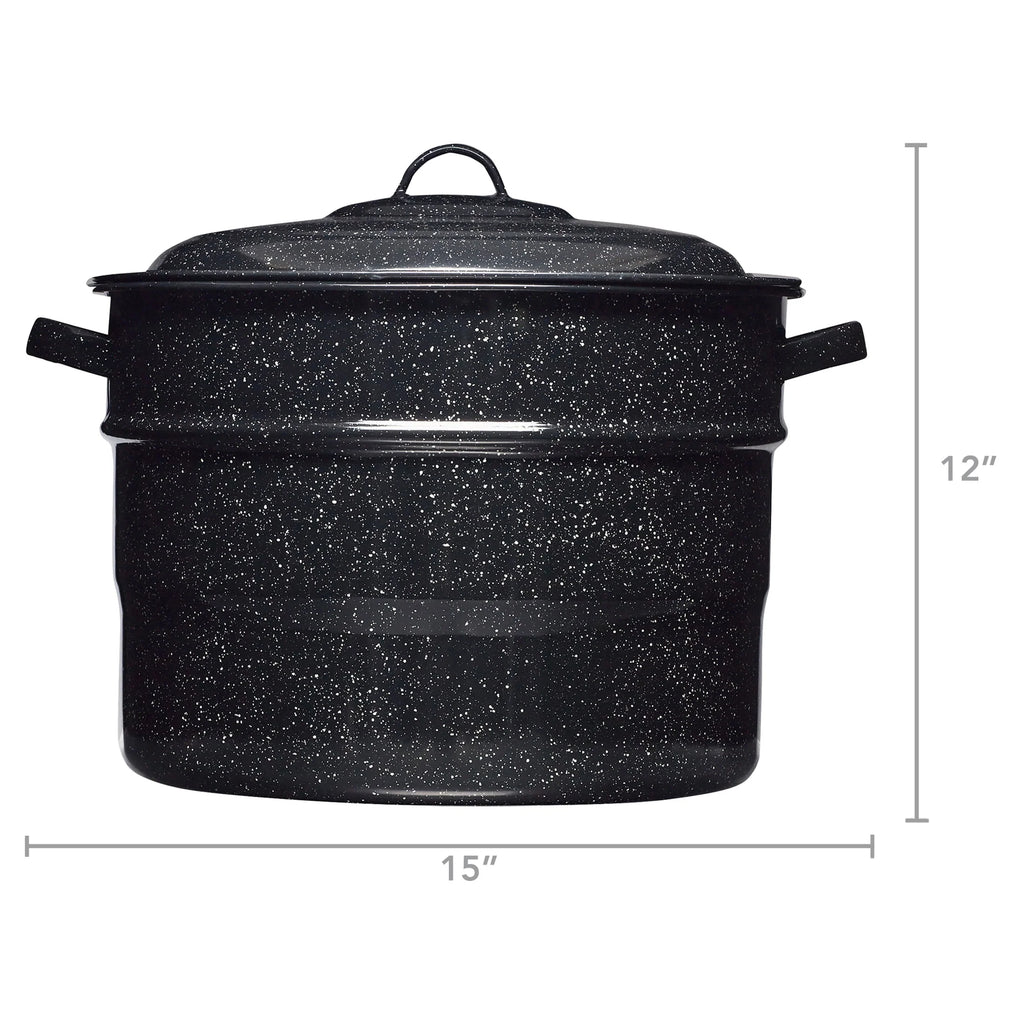21.5-Quart Water Bath Canner with Jar Rack L136
