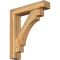 6x22W x 28x22D x 32x22H Western Red Cedar Bracket with Offset Brace A15893