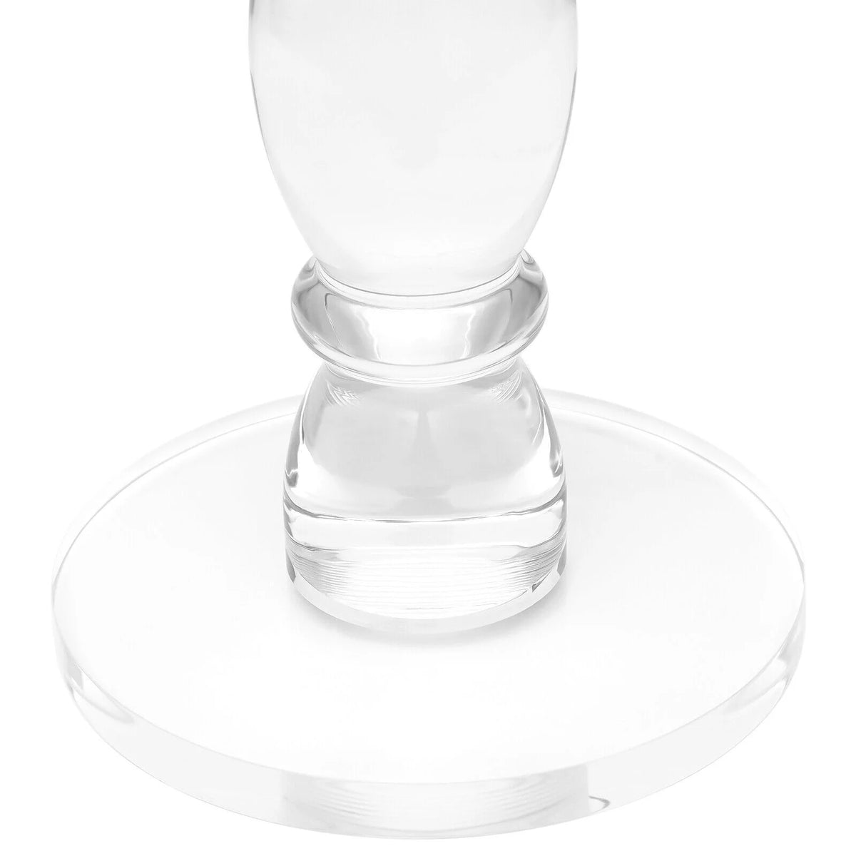 Clear Acrylic Round End Table C931