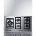 36" Stainless Steel 5-Burner Gas Cooktop with Cast Iron Grates L9412