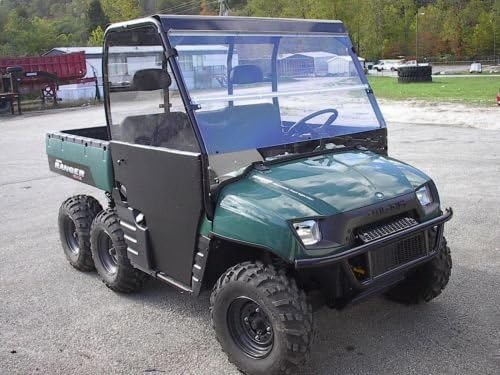 Polaris Ranger 800 700 Clear Folding Windshield 1/4 Thick Polycarbonate S707631