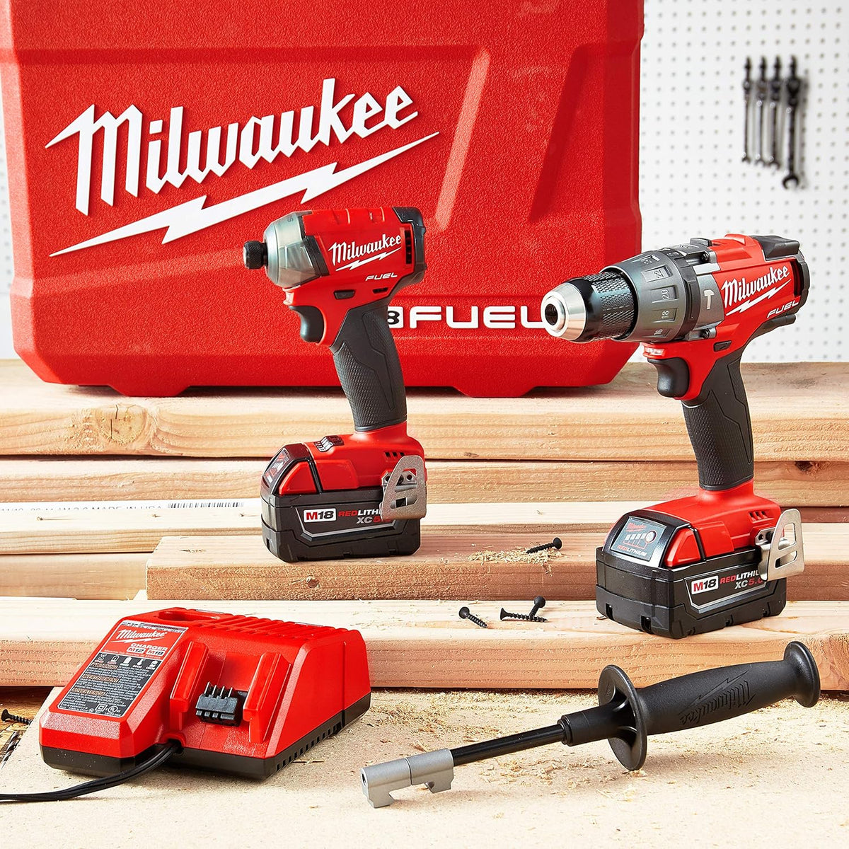 M18 FUEL Hammer Drill and Hydraulic Driver 2-Tool Combo Kit S2088