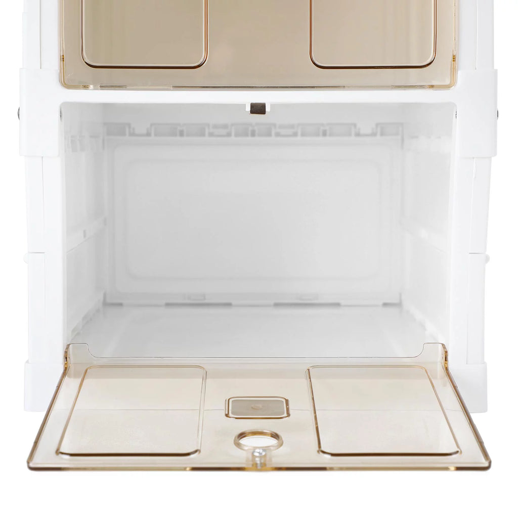 Shoes Box Organizer Containers with Lids F80106