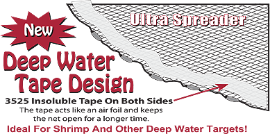 GS-1000 Ultra Spreader and Cast Net with Tape J397