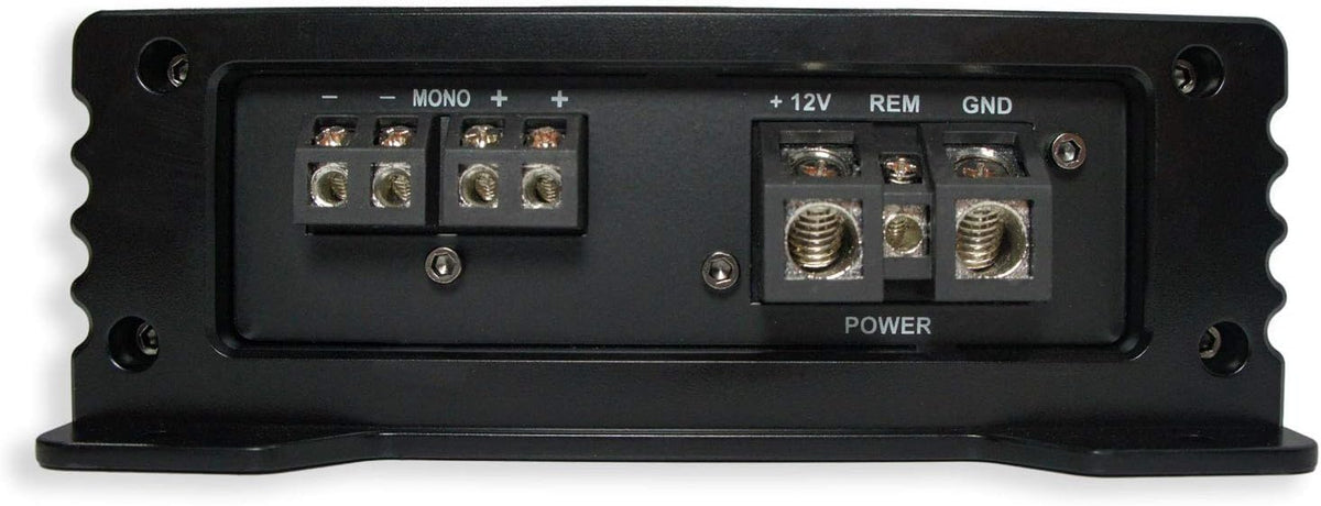 Dual 10 Black Sub Box Enclosure & Amp D168
