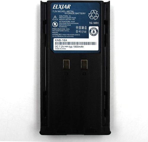 (2-Pack) 7.2V 1800mAh Ni-MH Replacement Battery for Kenwood Two-Way Radio O83794