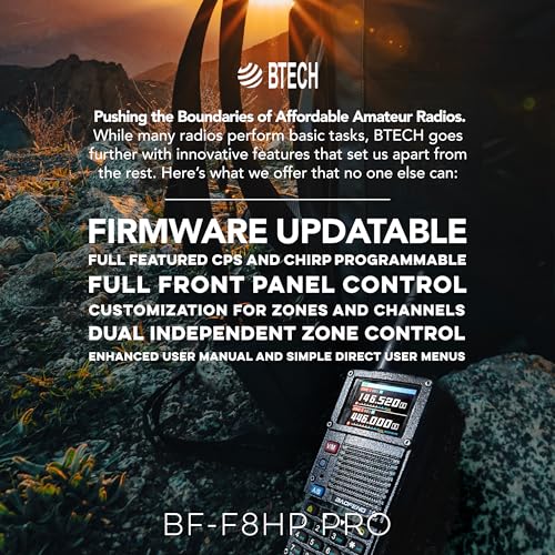 10 W Tri-Band Two-Way Radio with USB-C Rechargeable Battery Y75639