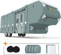 5 Layers RV Cover Fits 26'-29' Motorhome with Tire Covers E28707