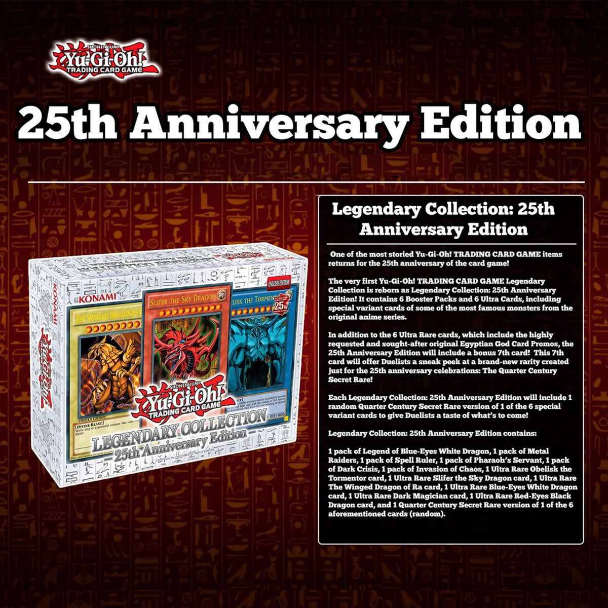 Trading Card Games 25th Anniversary Box K87767