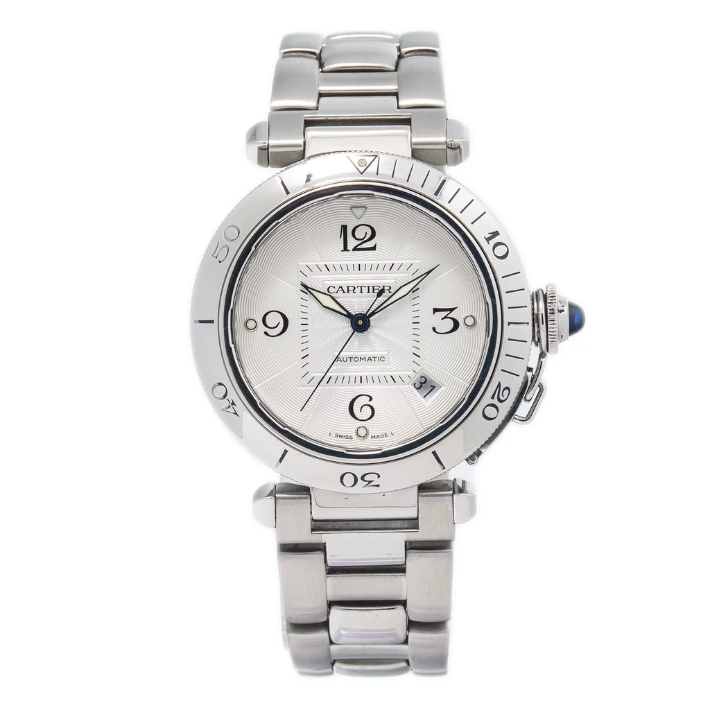 Stainless Steel Date Silver Dial Automatic Watch 38mm O668034