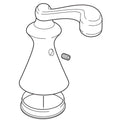 Venetian Bronze Metal Lever Handle Kit O15667