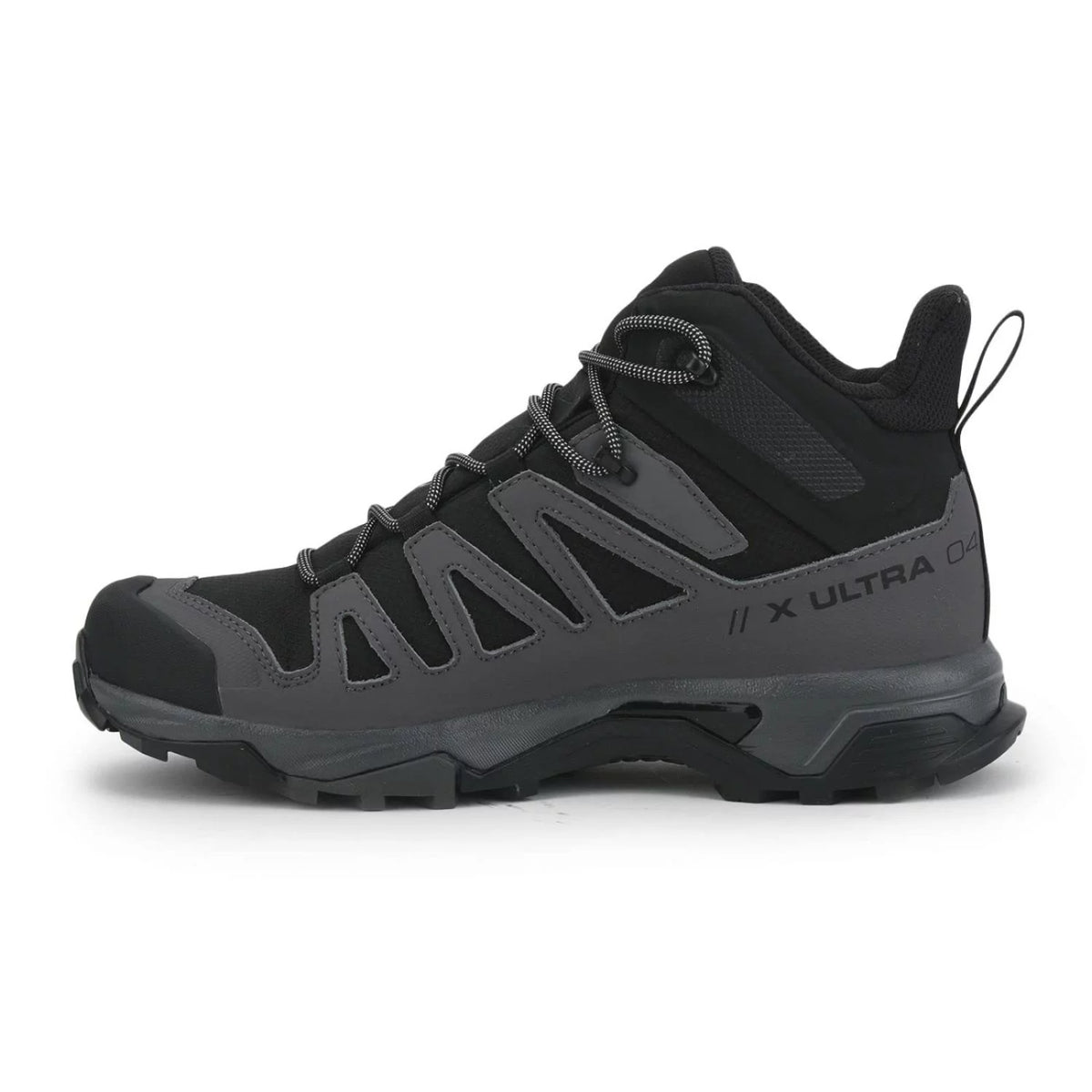 Black Mid Hiking Shoes N8038