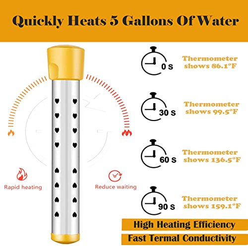 Portable 304 Stainless Steel Immersion Water Heater U929710