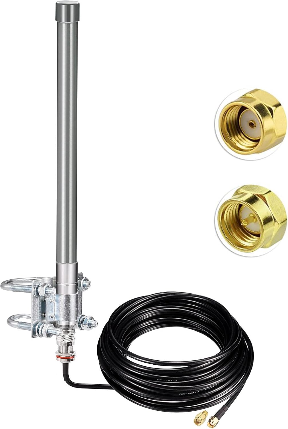 31.5inch 5.8 dBi 915MHz Antenna with 10ft Low Loss Cable E3765