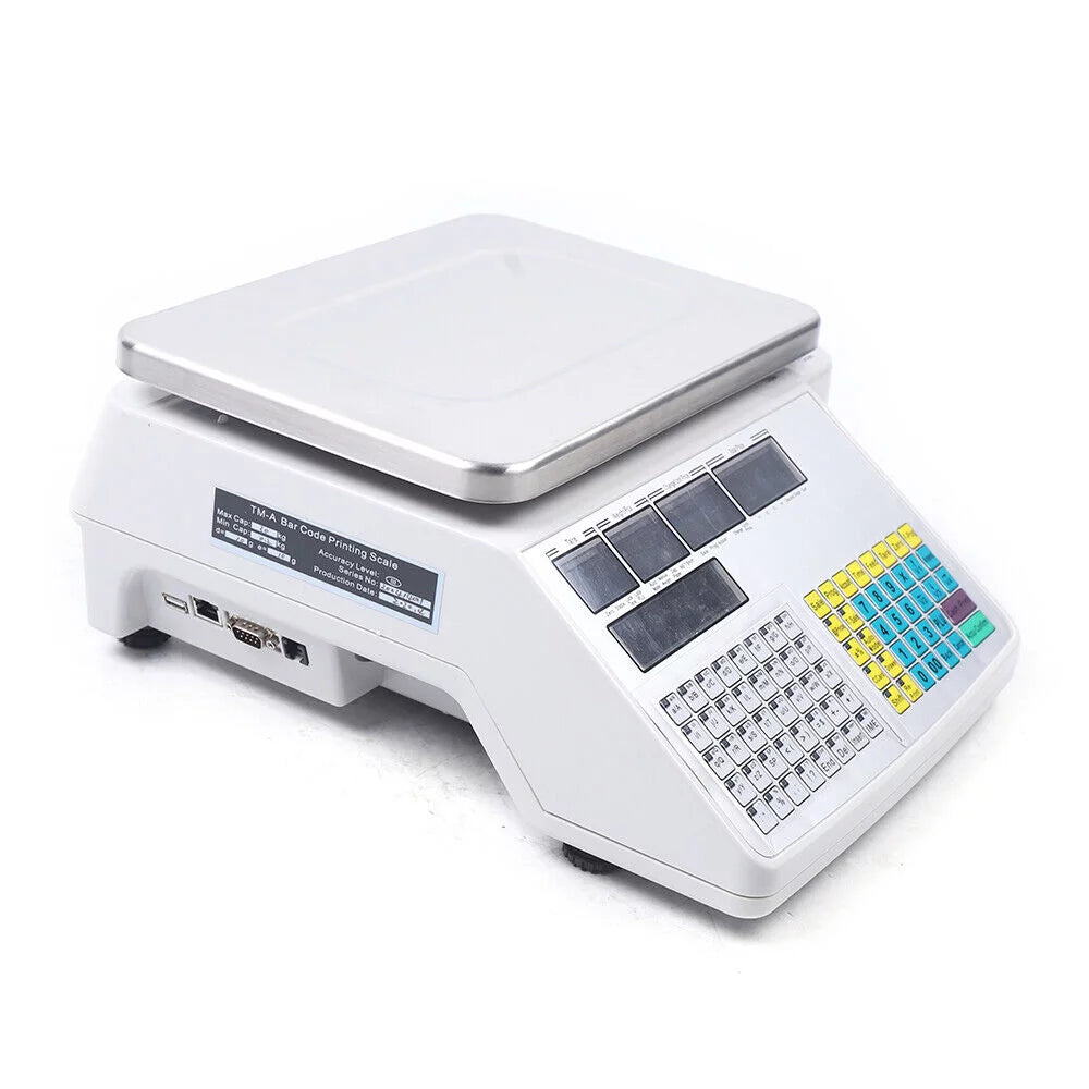 Digital Deli Meat Food Computing Retail Price Scale 66LB with Printer C88939