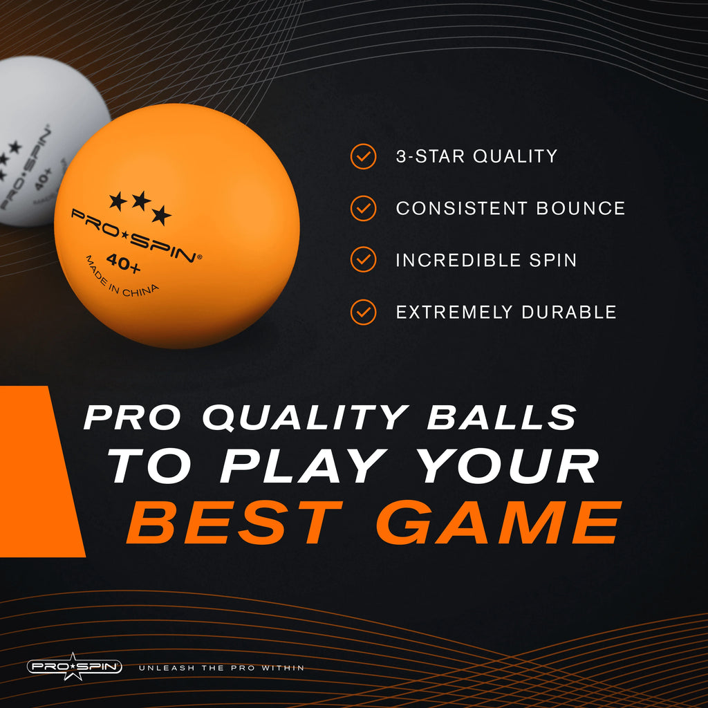 4-Player Table Tennis Racket Set with 3-Star Balls and Storage Case X10024