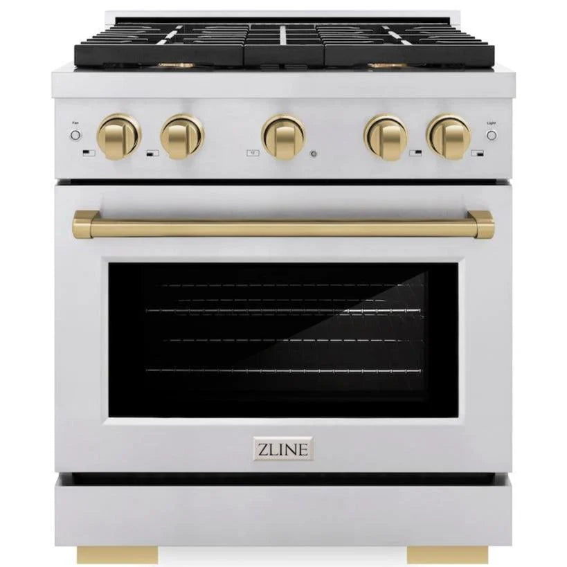 30 4.2 cu. ft. Gas Range with Convection Gas Oven in Stainless Steel O152