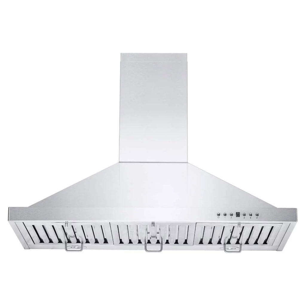 36" Wall Mount Ductless Range Hood with LED Lights Stainless Steel Z605
