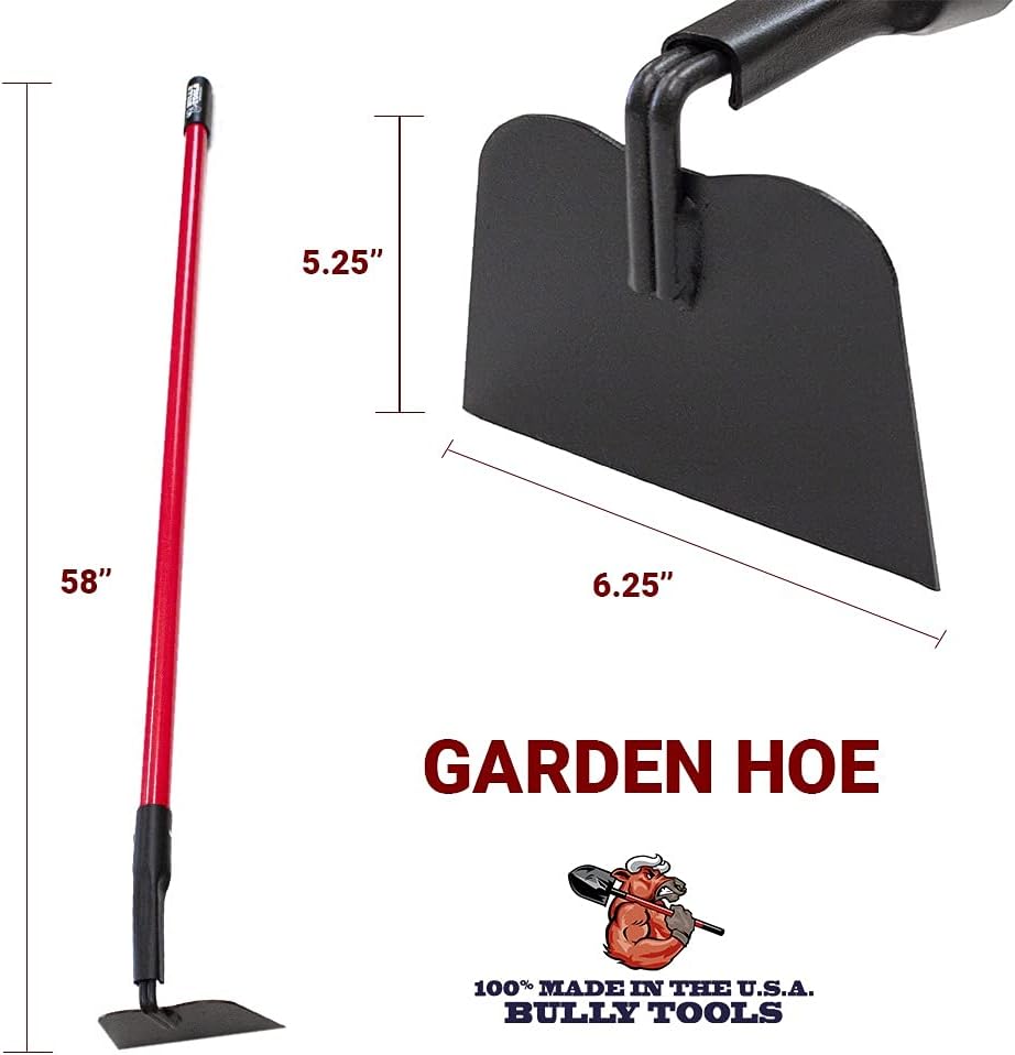 12-Gauge Garden Hoe with Fiberglass Handle X269