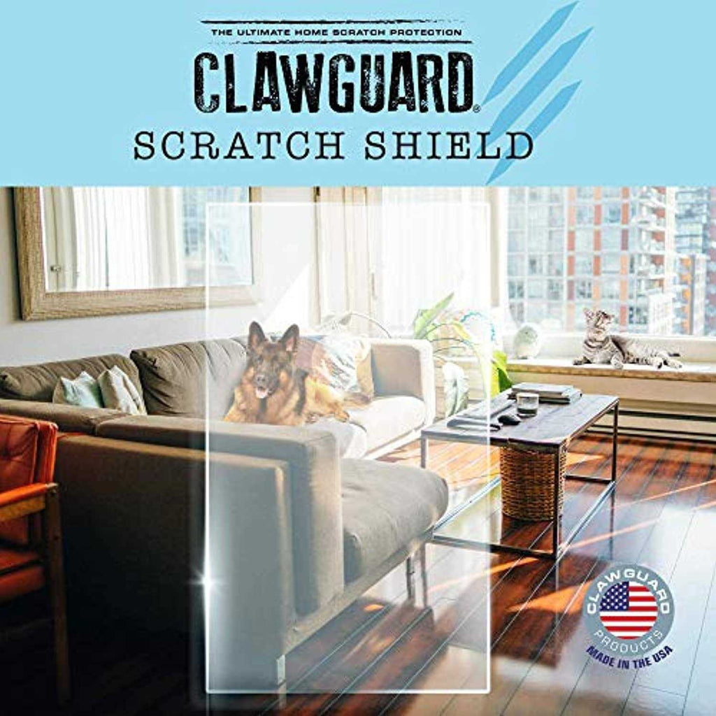 Transparent Scratch-Shield Protection for Drywall Doors and Screen Doors C12825