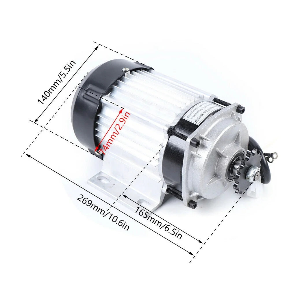48V 750W Electric 3 Wheel Bike Brushless Motor Kit J98566