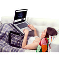 Black Folding Laptop Desk with Mousepad E47255