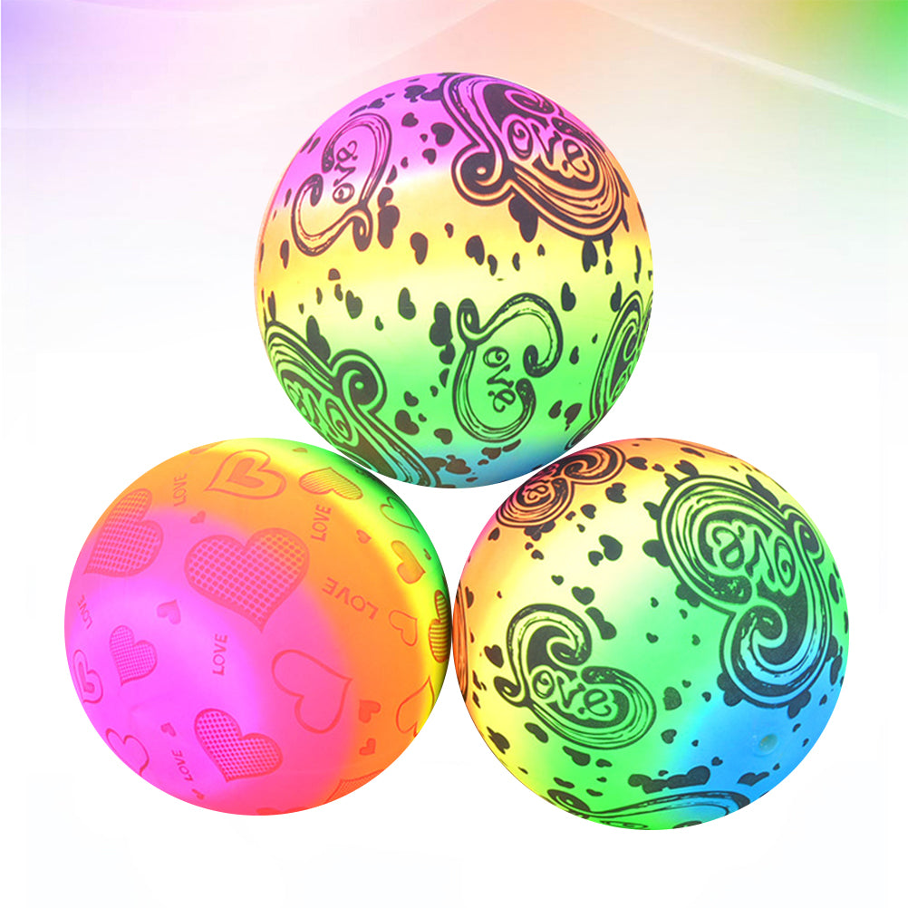 Rainbow Inflatable Beach Volleyball Toys 3pcs S769473