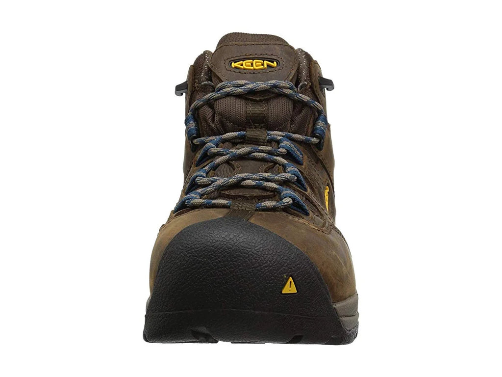 Cascade Brown/Orion Blue Steel Toe Waterproof Mid Work Boots Q257