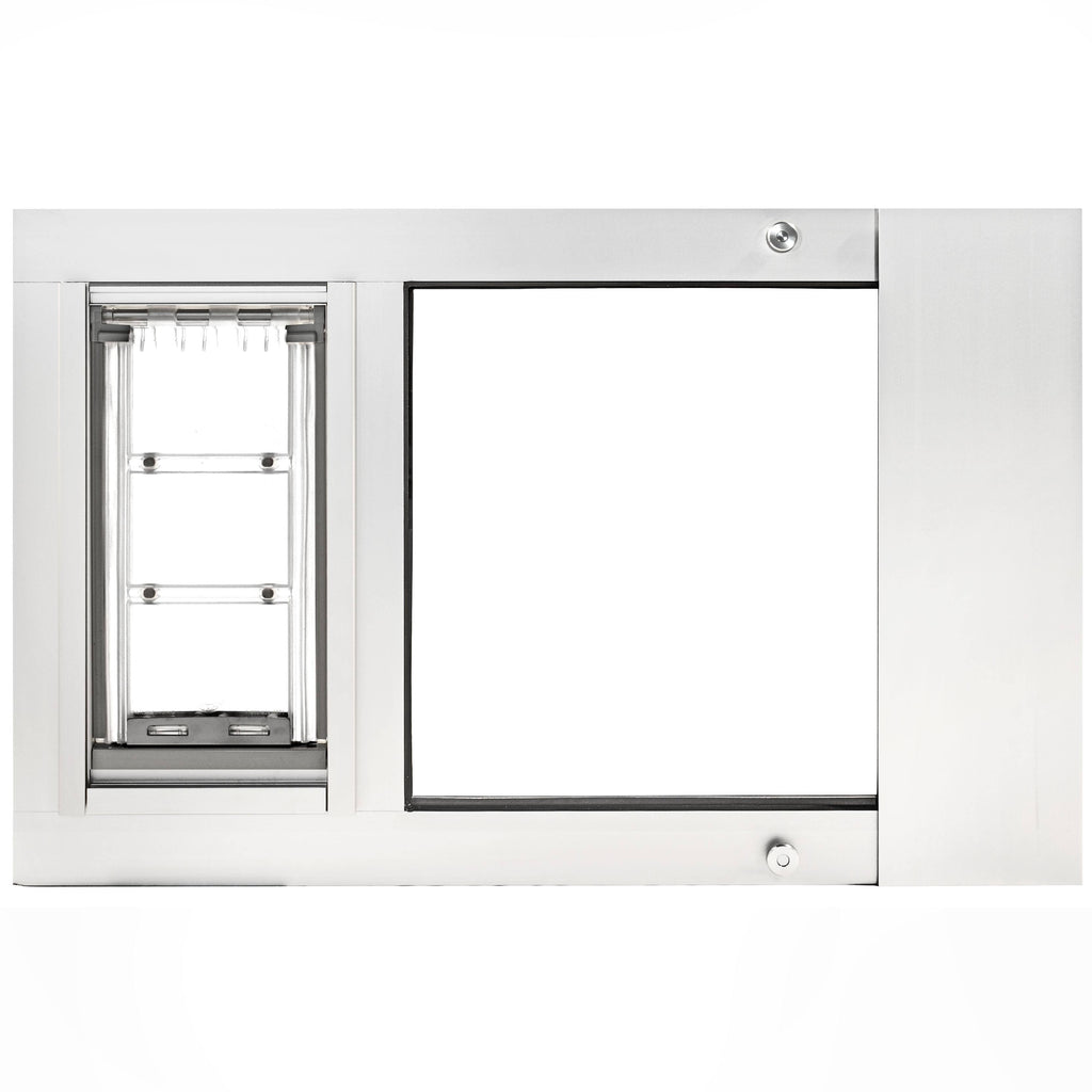 White Medium Cat Door R5886