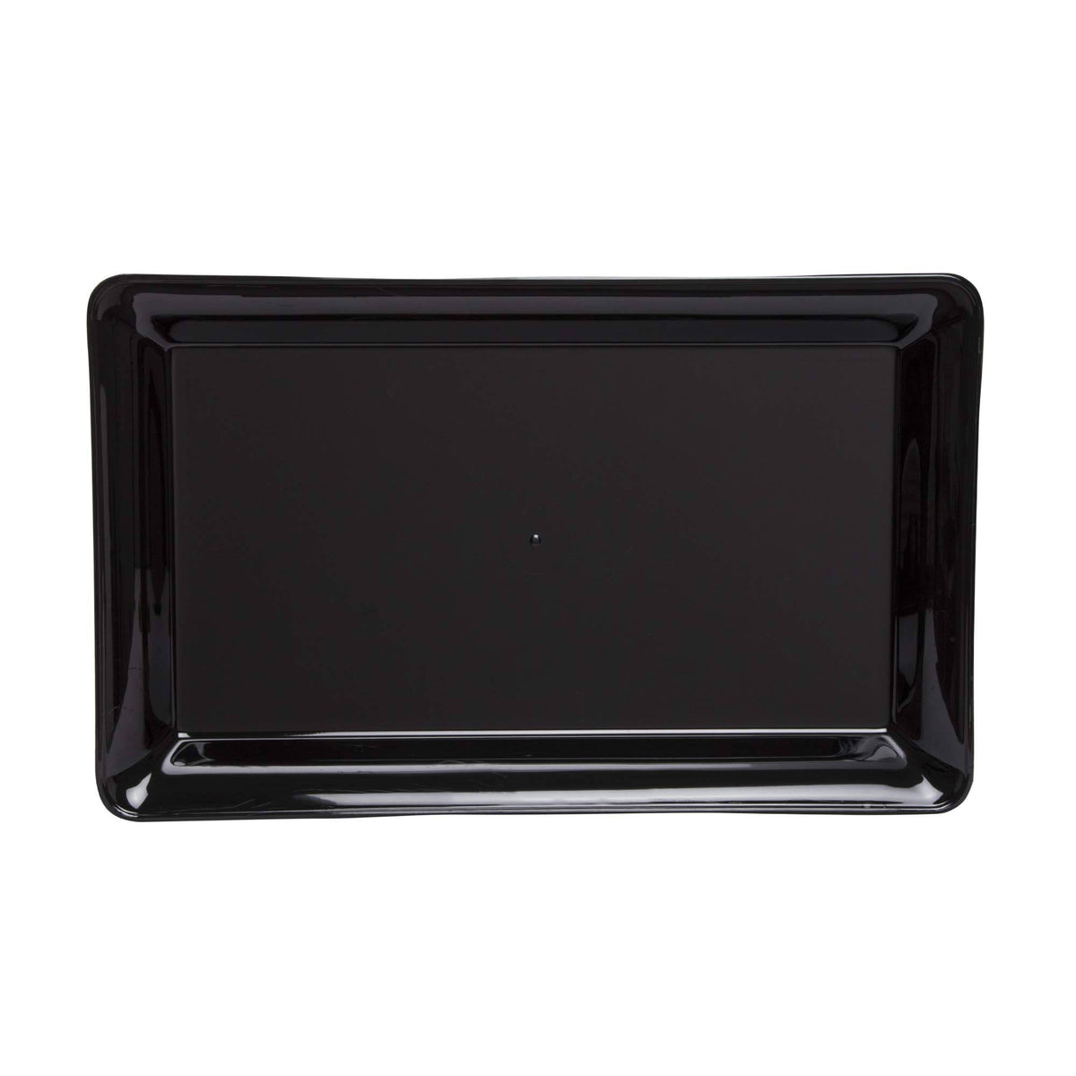 Heavyweight Plastic Catering Tray 18 x 12-Inch Black 20-Count P323673