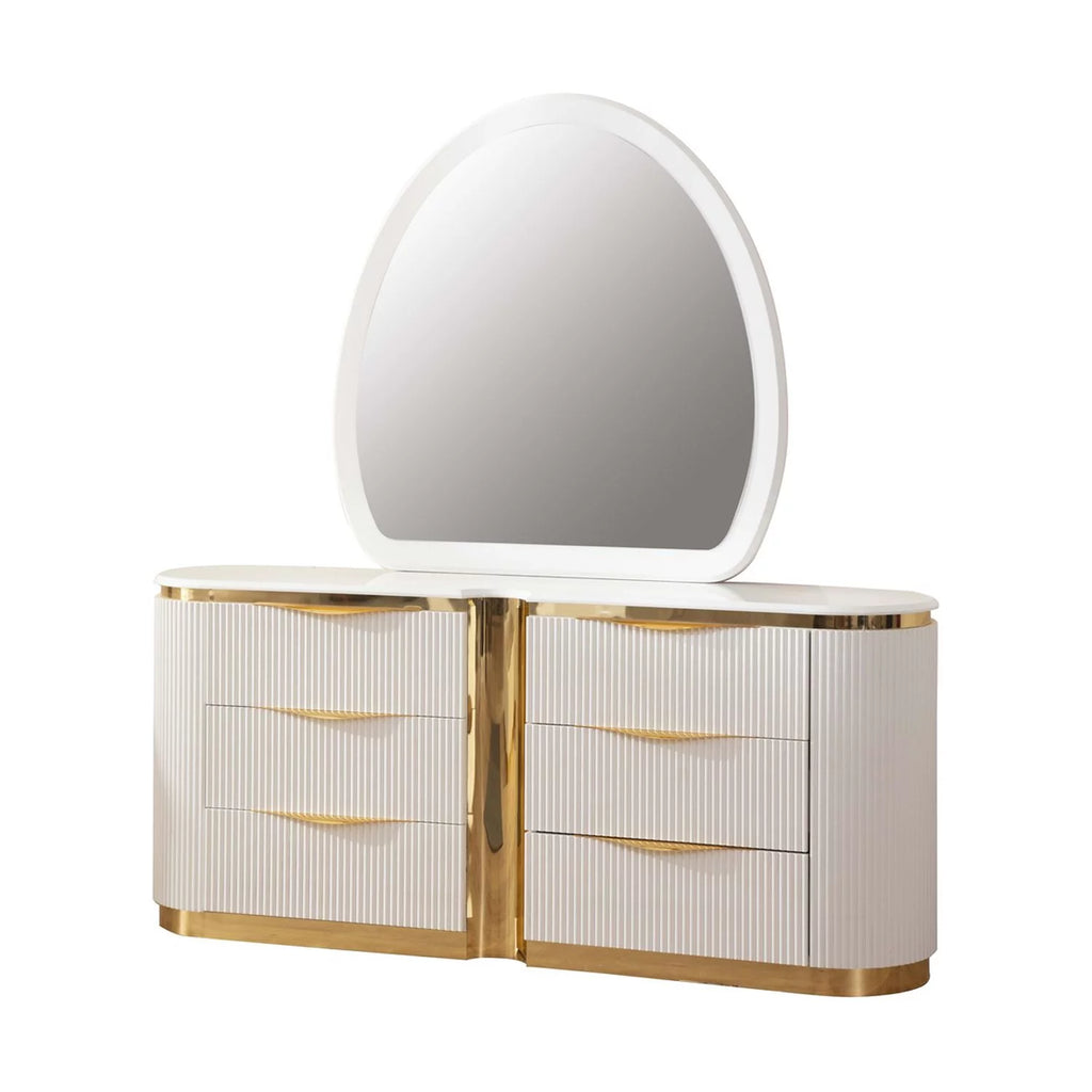 White Wood Dresser F53885