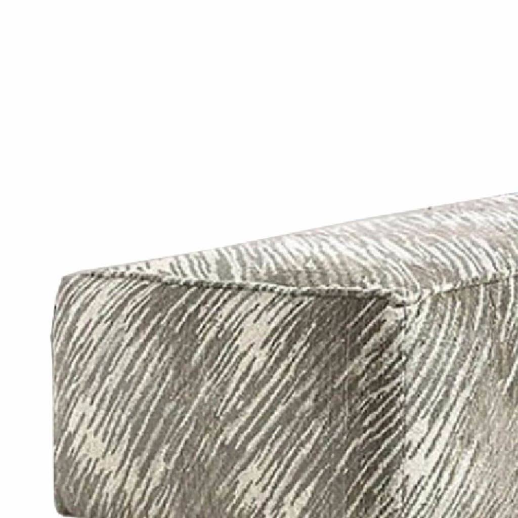 Light Mocha Ottoman W38185