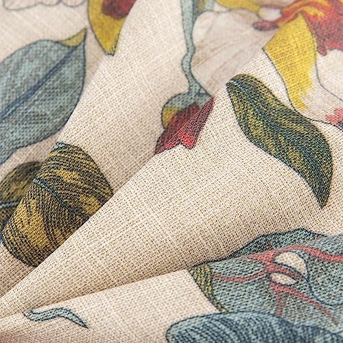 44 x21x4.5 inch Khaki Floral Essence Outdoor Dining Chair Cushions Set of 4 M909771