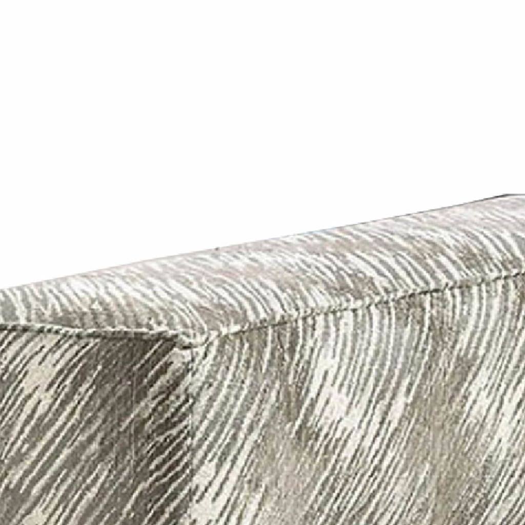 Light Mocha Ottoman W38185