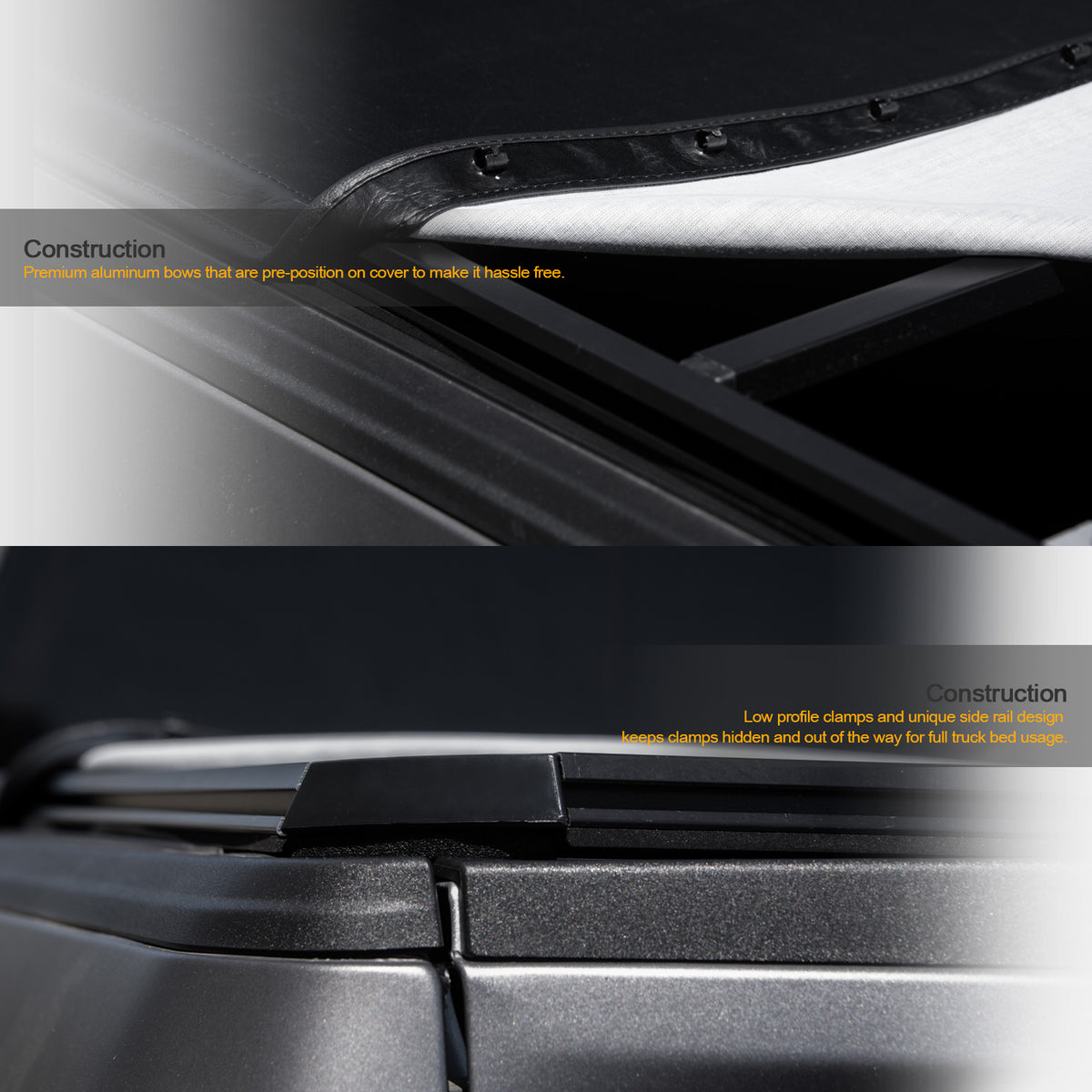 Tonneau Cover with Truck Bed LED Lights Z68167