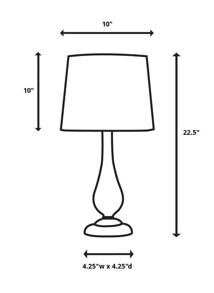 Coral Accent Lamp V8520