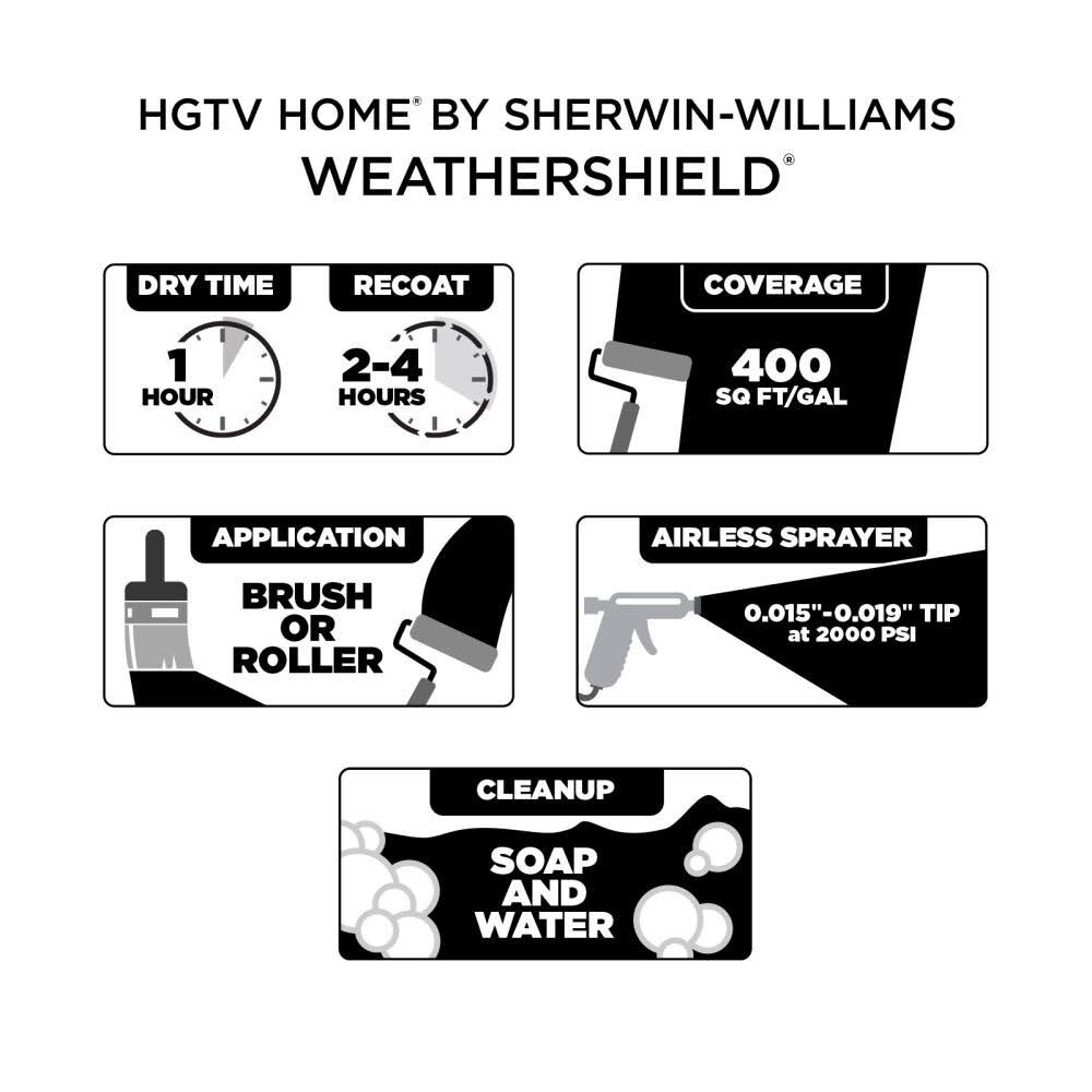Semi-Gloss Exterior Paint (5-Gallon) W19851