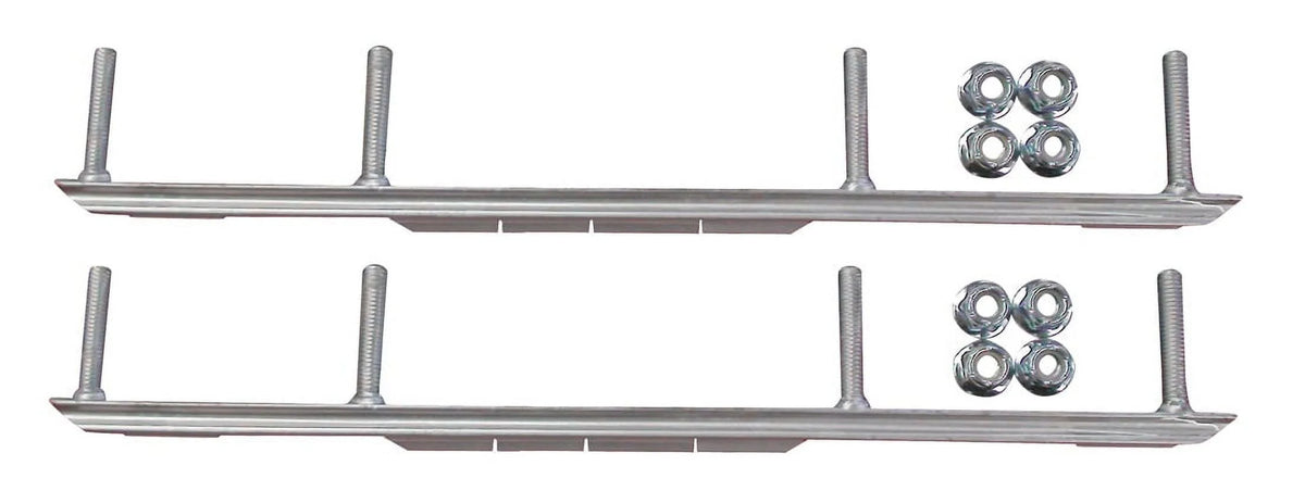 Red MTX Snowmobile Skis Complete Kit P3708