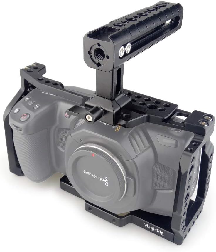 Camera Cage with NATO Handle for Blackmagic Design Pocket Cinema Camera 4K /6K E530799