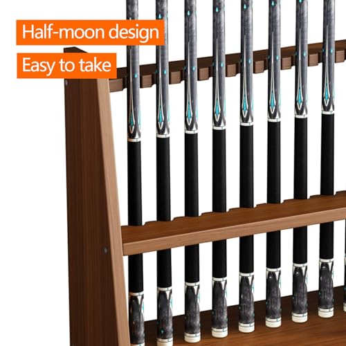 White Portable Pool Cue Rack Stand V57062