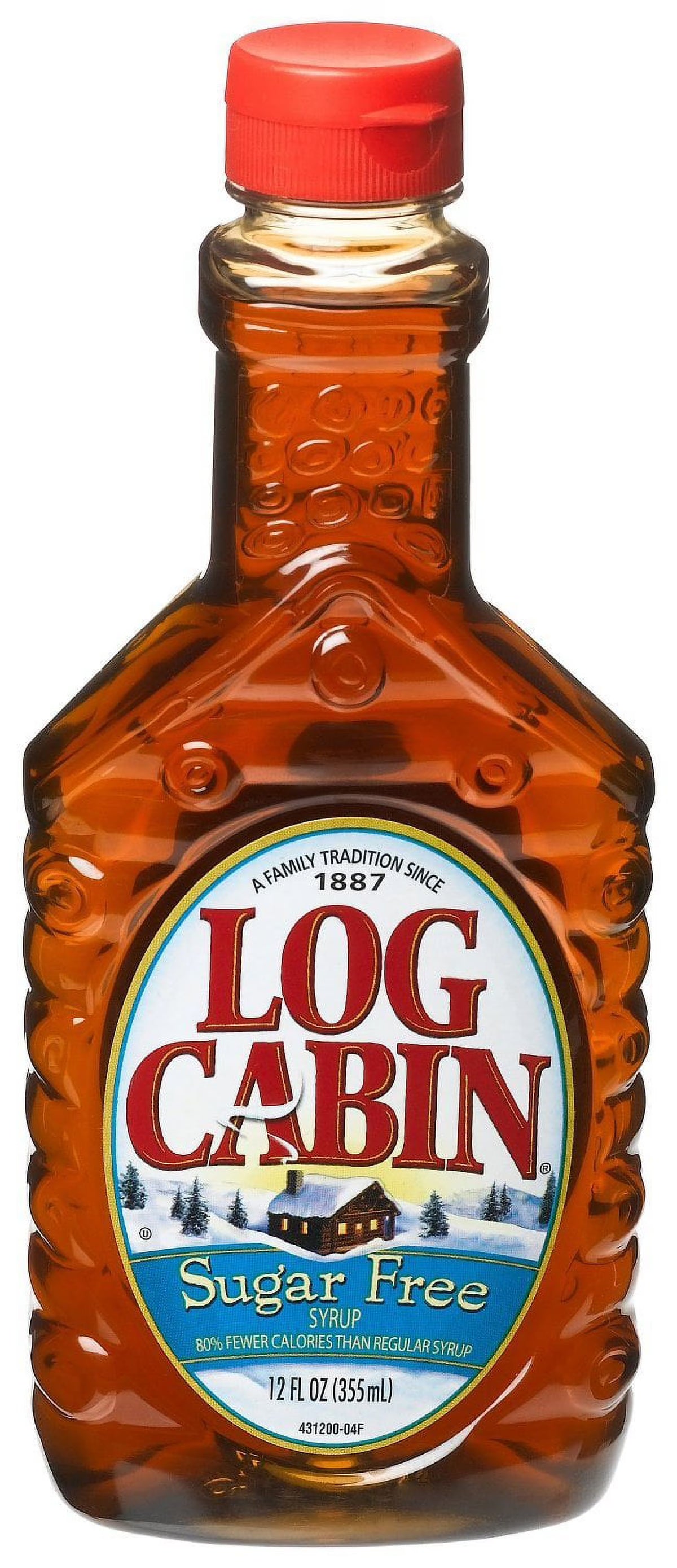 Log Cabin Sugar Free Syrup, 12 Ounce -- 12 Case I843